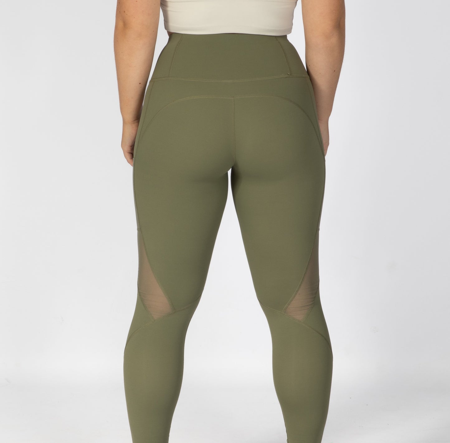 THLS FlowerCollection Leggings - GIGI GREEN